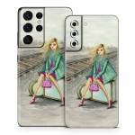 Lulu Waiting by the Train Tracks Samsung Galaxy S21 Series Skin