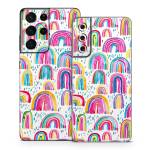 Watercolor Rainbows Samsung Galaxy S21 Series Skin