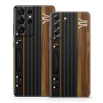 Wooden Gaming System Samsung Galaxy S21 Series Skin
