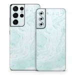 Winter Green Marble Samsung Galaxy S21 Series Skin
