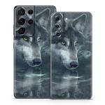 Wolf Reflection Samsung Galaxy S21 Series Skin