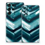Watercolor Chevron Samsung Galaxy S21 Series Skin