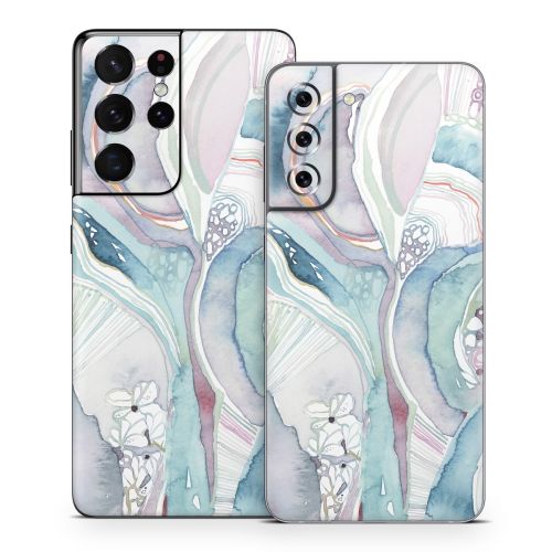 Abstract Organic Samsung Galaxy S21 Series Skin