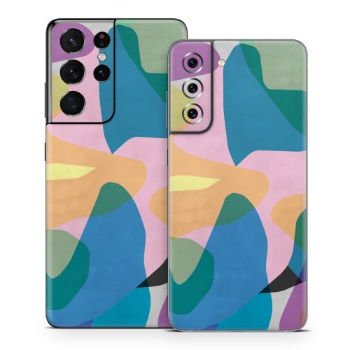 Abstract Camo Samsung Galaxy S21 Series Skin