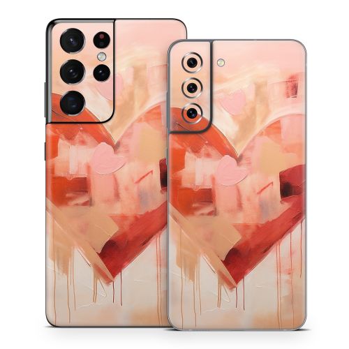 AbEx Hearts Samsung Galaxy S21 Series Skin