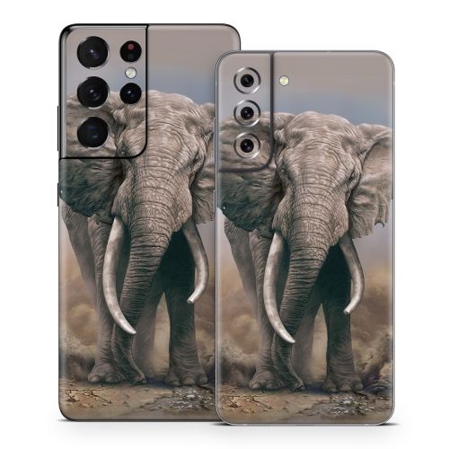 African Elephant Samsung Galaxy S21 Series Skin