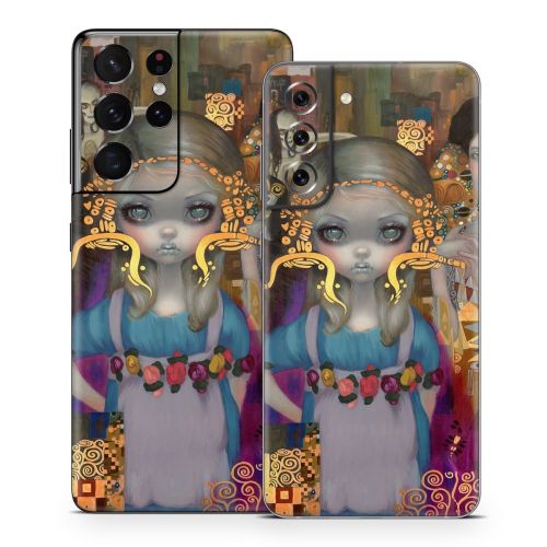 Alice in a Klimt Dream Samsung Galaxy S21 Series Skin