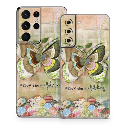 Allow The Unfolding Samsung Galaxy S21 Series Skin