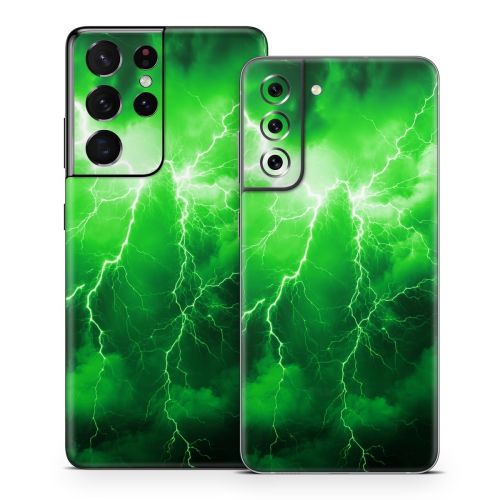 Apocalypse Green Samsung Galaxy S21 Series Skin
