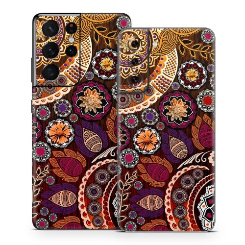 Autumn Mehndi Samsung Galaxy S21 Series Skin