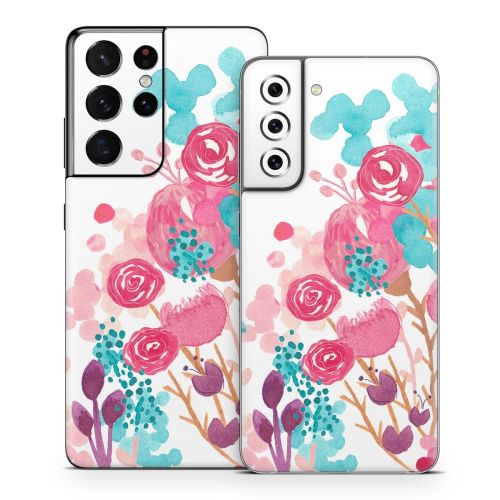 Blush Blossoms Samsung Galaxy S21 Series Skin