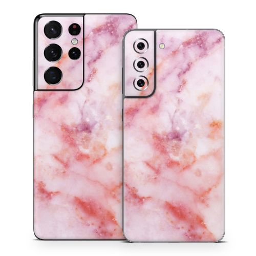 Blush Marble Samsung Galaxy S21 Series Skin