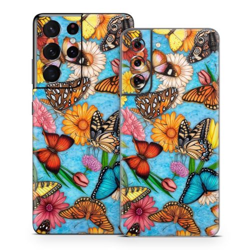 Butterfly Land Samsung Galaxy S21 Series Skin
