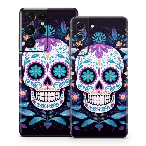 Calavera Azul Samsung Galaxy S21 Series Skin