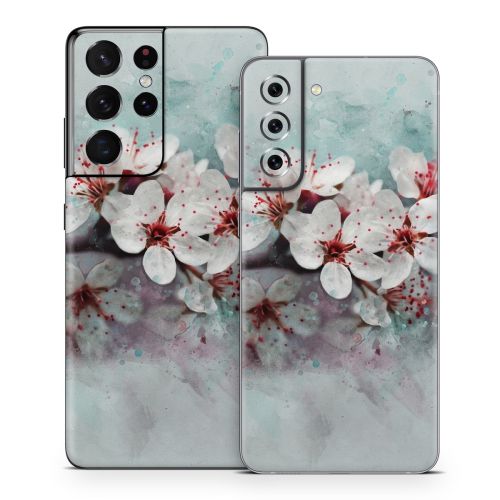 Cherry Blossoms Samsung Galaxy S21 Series Skin