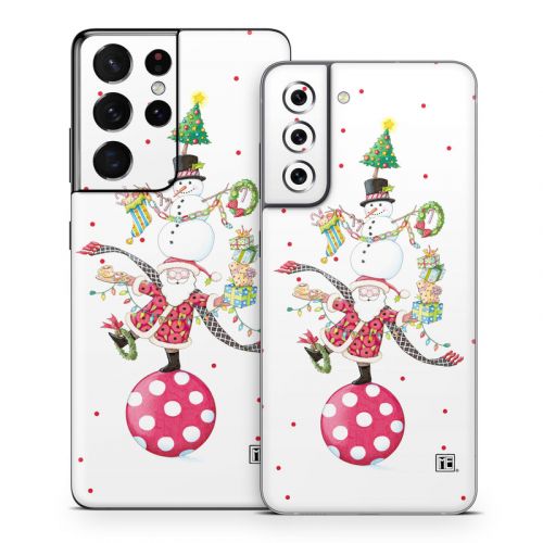 Christmas Circus Samsung Galaxy S21 Series Skin