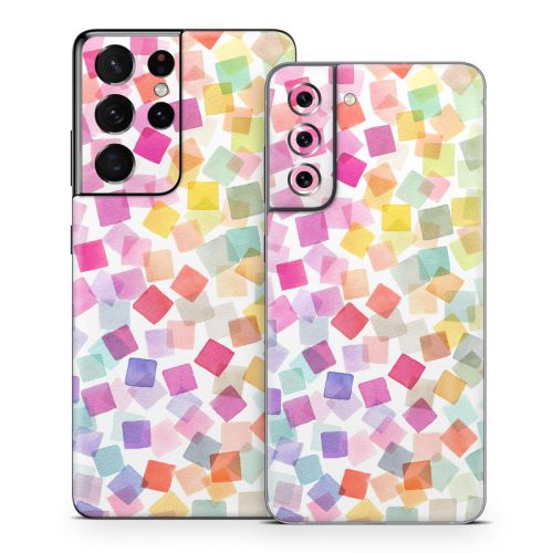 Confetti Squares Samsung Galaxy S21 Series Skin