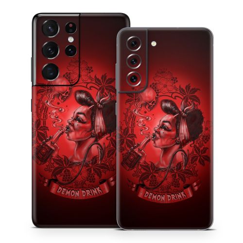 Demon Drink Samsung Galaxy S21 Series Skin