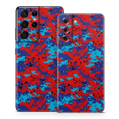 Digital Patriot Camo Samsung Galaxy S21 Series Skin
