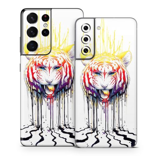 Fading Tiger Samsung Galaxy S21 Series Skin