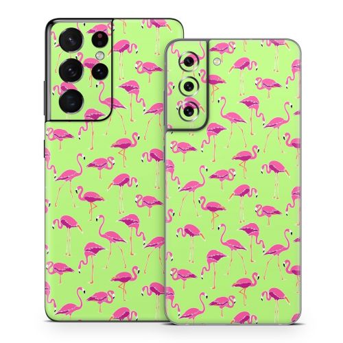 Flamingo Day Samsung Galaxy S21 Series Skin
