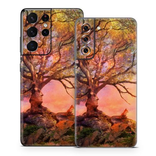 Fox Sunset Samsung Galaxy S21 Series Skin