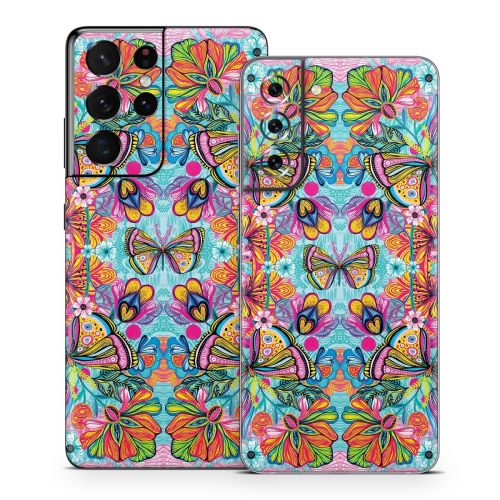 Free Butterfly Samsung Galaxy S21 Series Skin