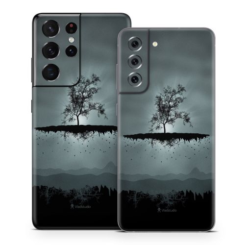 Flying Tree Black Samsung Galaxy S21 Series Skin