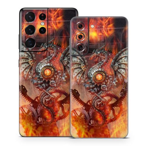 Furnace Dragon Samsung Galaxy S21 Series Skin