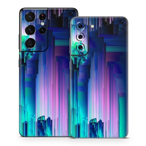 Glitch Trip Samsung Galaxy S21 Series Skin