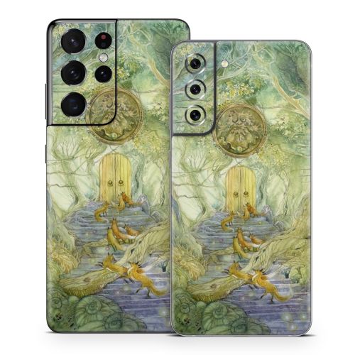 Green Gate Samsung Galaxy S21 Series Skin