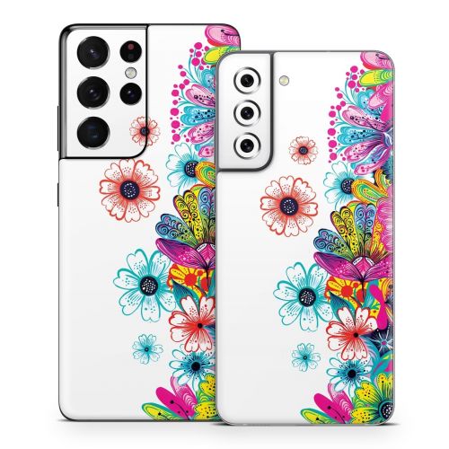 Intense Flowers Samsung Galaxy S21 Series Skin