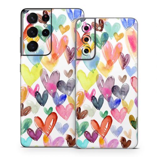 Juvi Hearts Samsung Galaxy S21 Series Skin