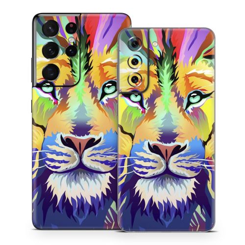 King of Technicolor Samsung Galaxy S21 Series Skin