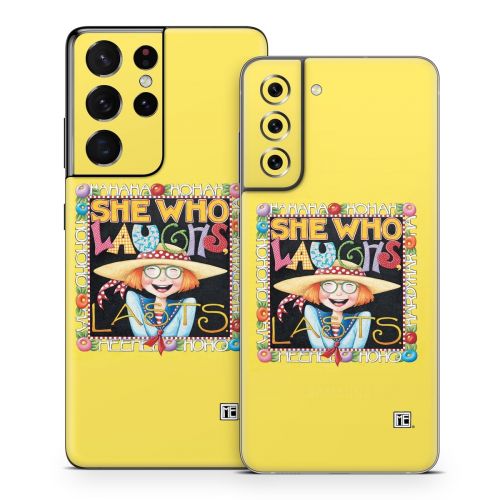 She Who Laughs Samsung Galaxy S21 Series Skin