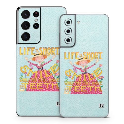 Life is Short Samsung Galaxy S21 Series Skin