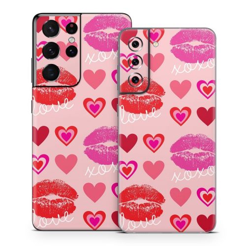 Love Hugs Kisses Samsung Galaxy S21 Series Skin