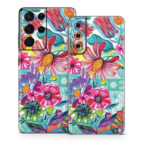 Lovely Garden Samsung Galaxy S21 Series Skin