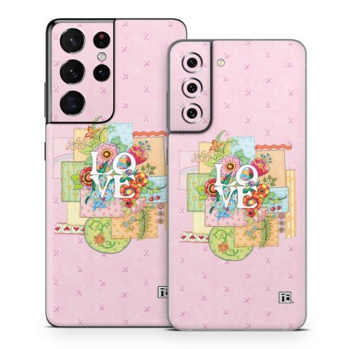 Love And Stitches Samsung Galaxy S21 Series Skin