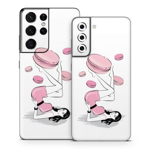 Macaron Girl Samsung Galaxy S21 Series Skin