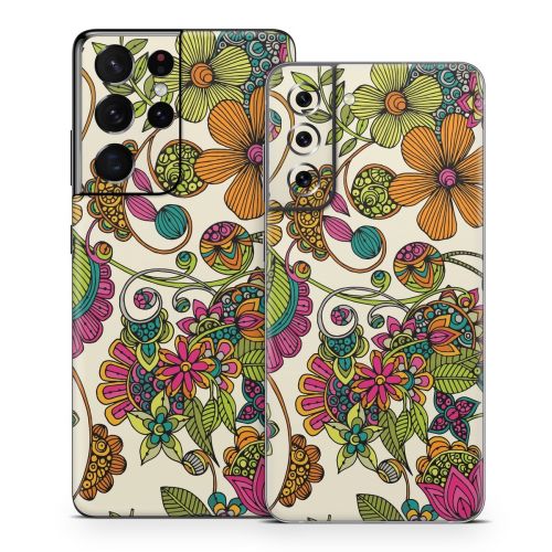 Maia Flowers Samsung Galaxy S21 Series Skin