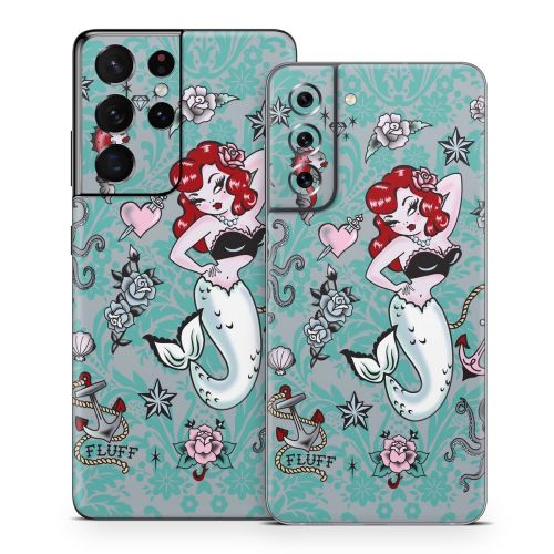 Molly Mermaid Samsung Galaxy S21 Series Skin
