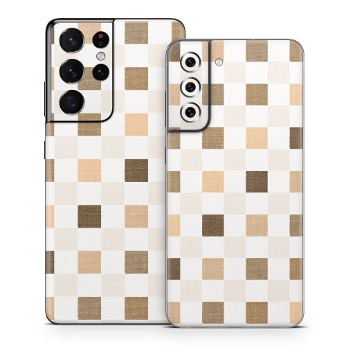 Neutral Checker Samsung Galaxy S21 Series Skin