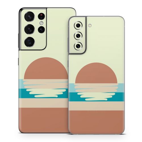 Ocean Sunset Samsung Galaxy S21 Series Skin