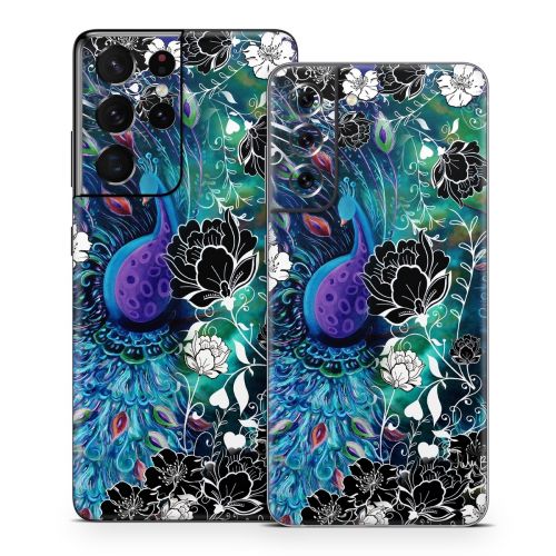 Peacock Garden Samsung Galaxy S21 Series Skin