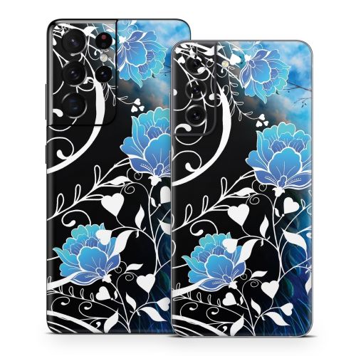 Peacock Sky Samsung Galaxy S21 Series Skin