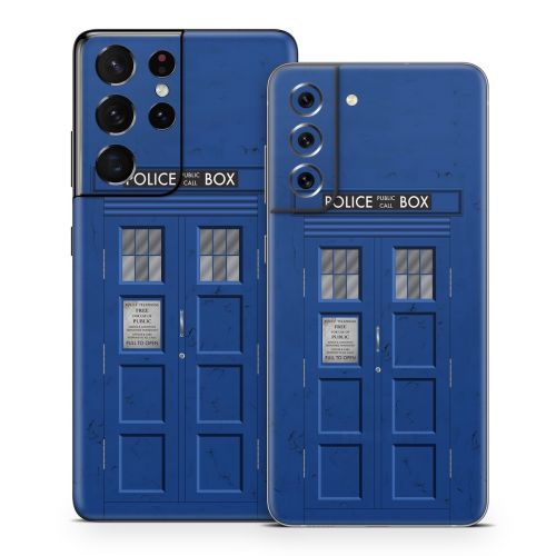 Police Box Samsung Galaxy S21 Series Skin
