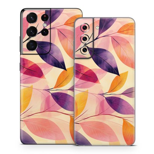 Pastel Blooms Samsung Galaxy S21 Series Skin