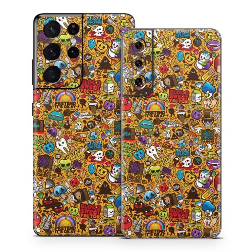 Psychedelic Samsung Galaxy S21 Series Skin