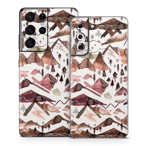 Red Mountains Samsung Galaxy S21 Series Skin